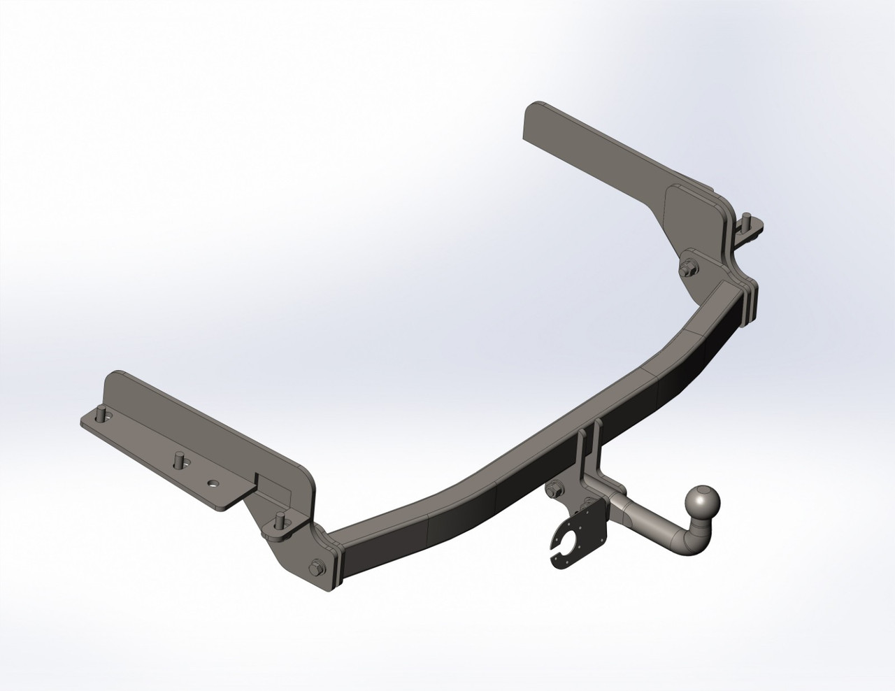 Фаркоп - Hyundai Sonata Седан (2010-2014) з'ємний на 2 болтах