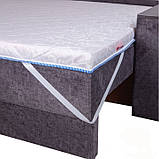 Тонкий матрац-топпер Super Strong 180x200  жакардовий чохол EuroSleep, фото 7