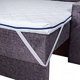 Тонкий матрац-топер на диван Cocos Mix 160x200 трикотажний чохол ТМ EuroSleep, фото 8