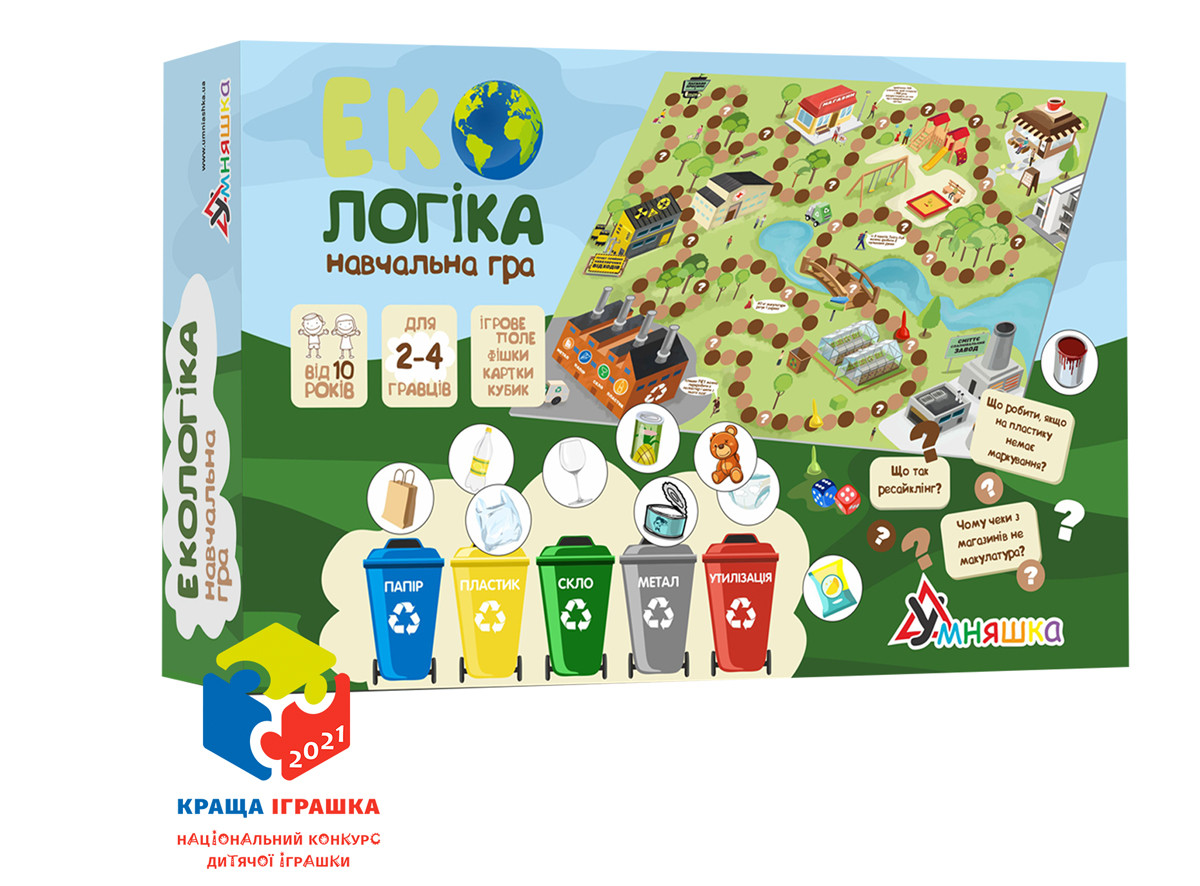 Гра настільна навчальна "Экологика"