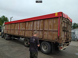 Тент для вантажних автомобілів зерновозів