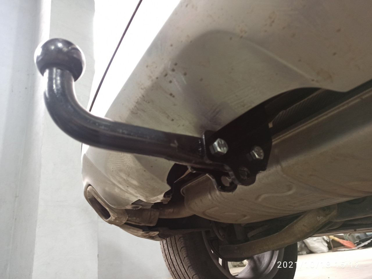 Фаркоп - Mercedes GLA-250 4matic (2013-2019) з'ємний на двох болтах