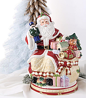 Цукерниця, місткість для солодощів Дід Мороз із подарунками 59-580