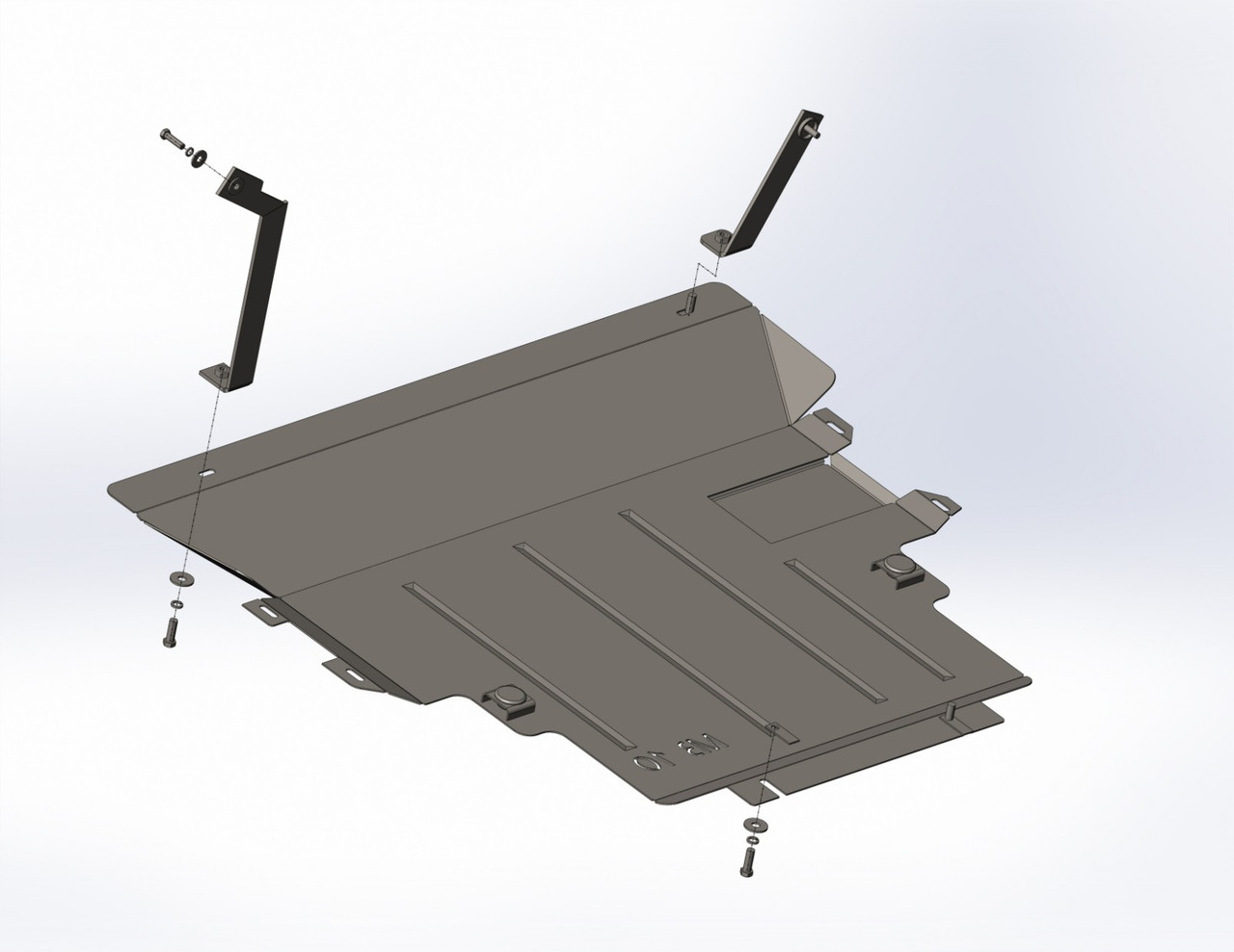 Захист двигуна, КПП і радіатора Mazda 3 (2003-2009) V - 1.6, 1.4, 2.0