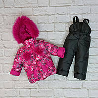 Детский зимний костюм для девочку Kiko Girl на рост 108 - 116 см.