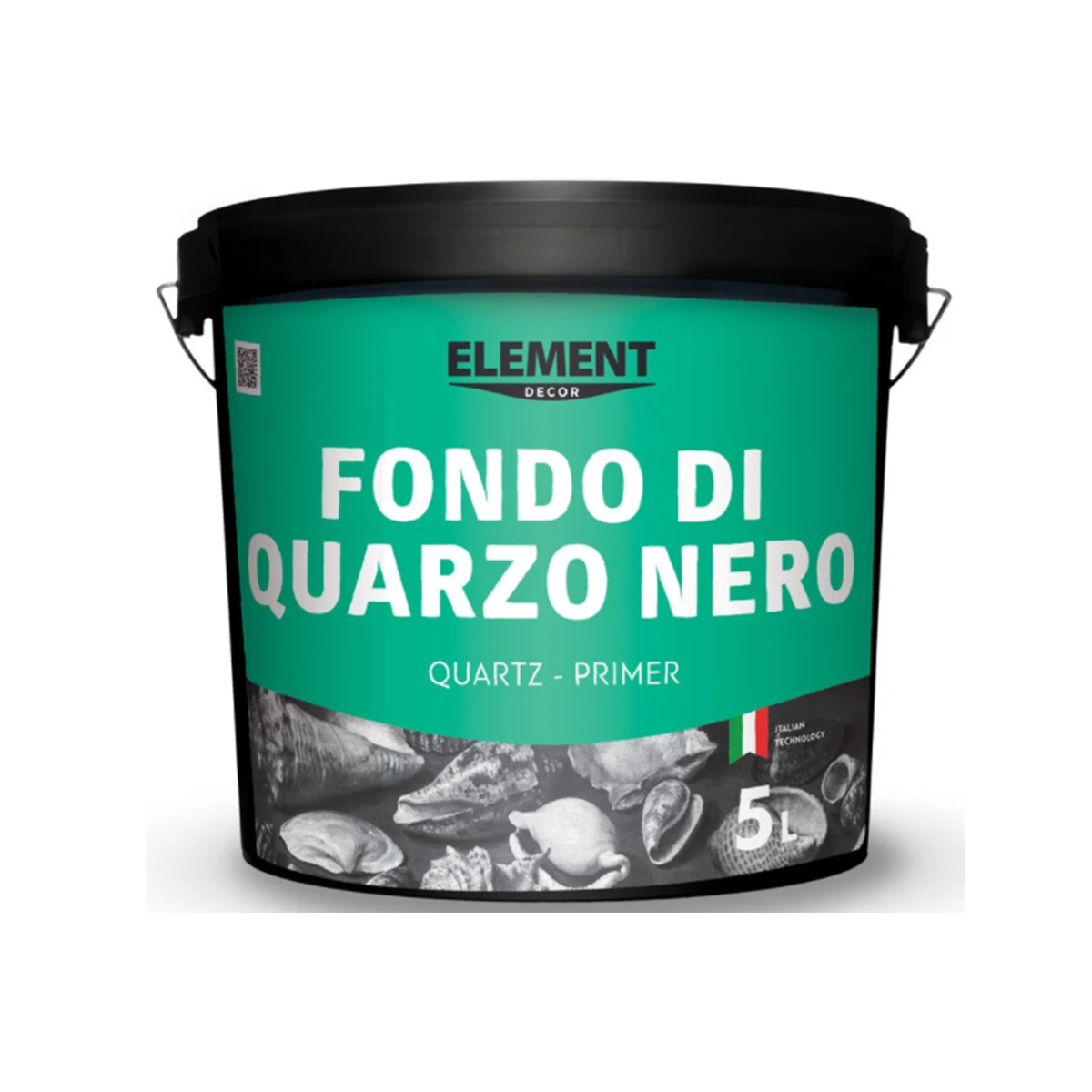 Адгезивний кварц-ґрунт Element Decor Fondo di Quarzo Nero 5л, фото 1