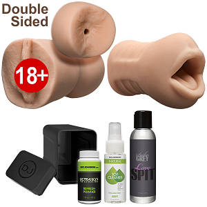 Набір мастурбаторів Doc Johnson The Sasha Grey Experience (3 мастурбатори та аксесуари) SO2817