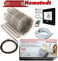 Нагрівальний мат Hemstedt 2.5 м2 безмуфтовий двожильний + термостат Wi-Fi