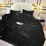 Євро постільна білизна високої якості із сатину 200*220 см, фото 3