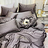 Двоспальна постільна білизна високої якості із сатину 180*220 см. Розмір 2.0, фото 4
