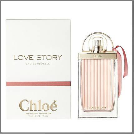 Chloe Love Story Eau Sensuelle парфумована вода 75 ml. (Хлое Лав Сторі Еау Сенсуал), фото 2