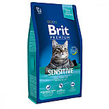 Brit Premium Sensitive Lamb для кішок із ягням 1.5 кг, фото 3