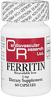 Cardiovascular Research Ferritin / Ферритин биодоступное железо 5 мг 60 капсул