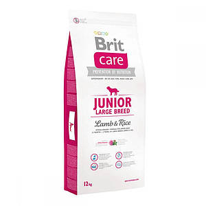 Brit Care Junior Large Breed Lamb Rice для цуценят з ягнятою 3 кг