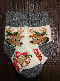 Шкарпетки дитячі з ангорової шерсті.