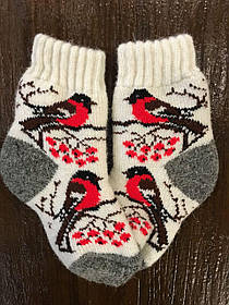 Шкарпетки дитячі з ангорової шерсті.