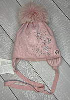 Тёплая зимняя шапочка для девочки Barbaras