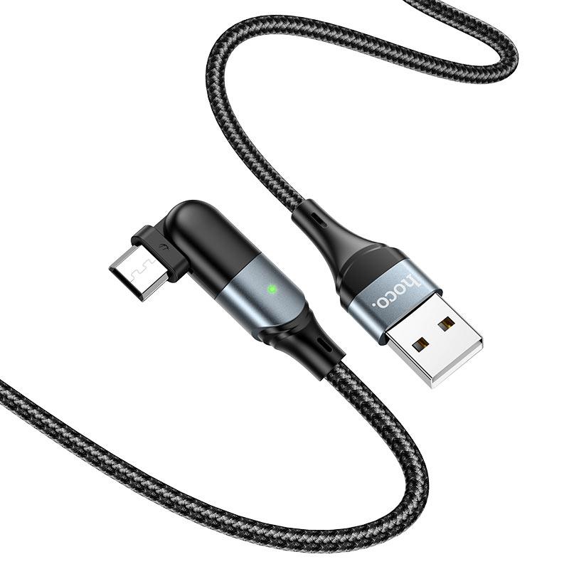 Кабель Usb Micro USB HOCO U100 1m Black