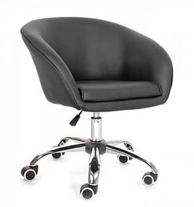 Перукарське Крісло манікюрна стілець для клієнтів салону краси на колесах чорного кольору Мурат К пневматика