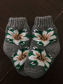 Шкарпетки дитячі з ангорової шерсті.