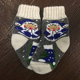 Шкарпетки дитячі з ангорової шерсті.