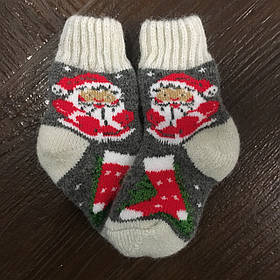 Шкарпетки дитячі з ангорової шерсті.