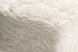 Гарний білий маленький Пуф хутряний Альпака на високих золотих ніжках для спальні будуара Vetro Mebel, фото 3
