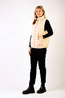 Пуховые жилетки женские оптом от производителя My star 37Є, лот 4 шт. 1