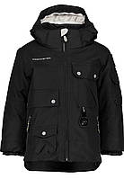 Зимняя мембранная термо куртка Obermeyer для мальчика черная