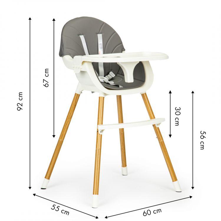 Детское кресло для кормления ECOTOYS 2в1 - фото 8 - id-p1508079710