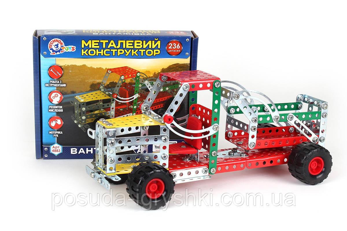 Конструктор металевий "Вантажівка ТехноК", арт. 4883