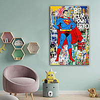 Картина на полотні мотиваційна Супермен