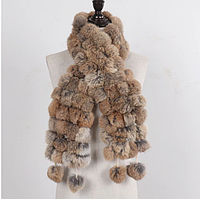 Жіночий шарф із кролика рудий