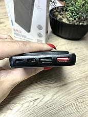 XO PR132 Powerbank USBQC22.5W + PD20W 10000mAh, Швидка Зарядка, Повербанк портативна батарея, фото 3