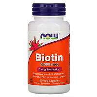 Now Foods Biotin 5000 mcg 60 капсул