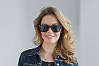 Сонцезахисні окуляри Ray Ban Вайфаеры чорні 2140-901B SKL26-146144, фото 6