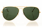 Сонцезахисні окуляри Ray Ban Aviator зелені, скло 3026D-green-g SKL26-146172, фото 4