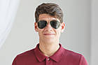 Сонцезахисні окуляри Ray Ban Aviator зелені, скло 3026D-green-g SKL26-146172, фото 8