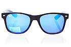 Сонцезахисні окуляри Ray Ban Вайфаеры сині, дзеркальні 2140c-55р SKL26-146174, фото 4