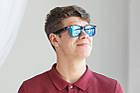 Сонцезахисні окуляри Ray Ban Вайфаеры сині, дзеркальні 2140c-55р SKL26-146174, фото 9