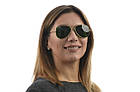 Сонцезахисні окуляри Ray Ban Aviator скло 3025D-green-gold SKL26-146282, фото 6