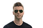 Сонцезахисні окуляри Ray Ban Aviator скло 3025D-green-gold SKL26-146282, фото 8