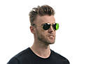 Сонцезахисні окуляри Ray Ban Aviator скло 3025D-green-gold SKL26-146282, фото 9