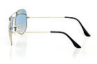 Сонцезахисні окуляри Ray Ban Aviator 3025D-bl-s скло, фото 5