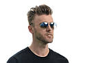 Сонцезахисні окуляри Ray Ban Aviator 3025D-bl-s скло, фото 9
