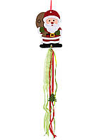 Новорічна декоративна підвіска Санта Клаус Melinera, 72 см