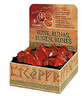 Руны из красной яшмы - Red Jasper Runes. Lo Scarabeo (RUNE09)