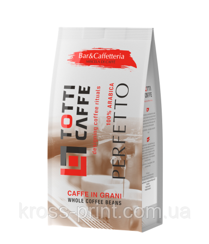 Кава в зернах TOTTI Caffe PERFETTO, пакет 1000 г*6 (PL)