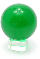 Шар хрустальный на подставке зеленый (5 см) | (28862)