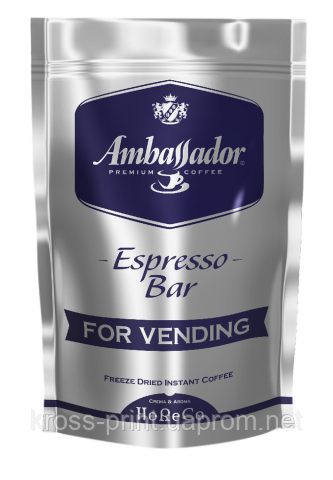 Кава розчинна для торгових автоматів Ambassador Espresso Bar, пакет 200 г*6 (8718)